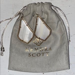 Kendra Scott earrings in white